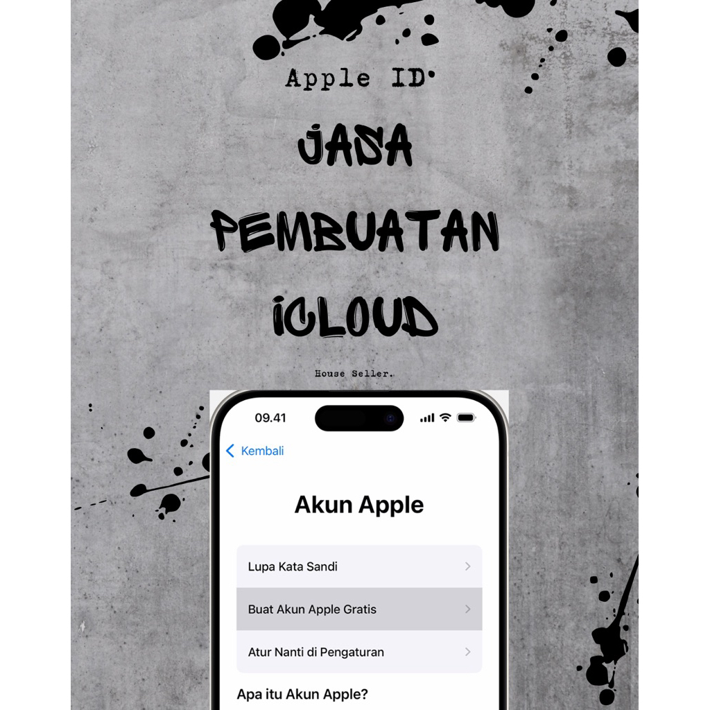 Pembuatan Icloud / Apple ID