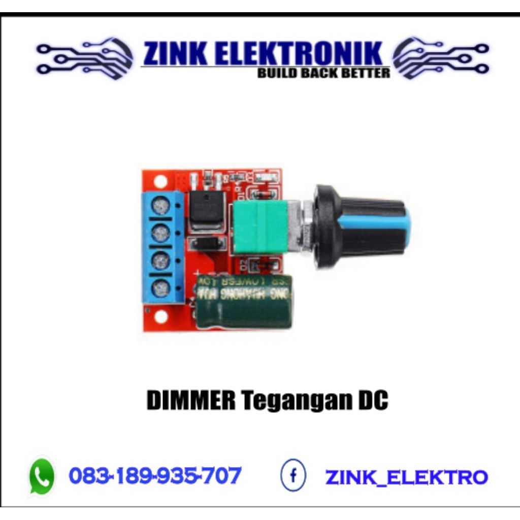 Dimmer dinamo tegangan Dc