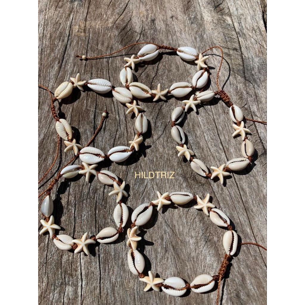 Gelang Kerang aestetik | Gelang kerang pantai “Gelang asli pantai” murah #QueensMacrame#