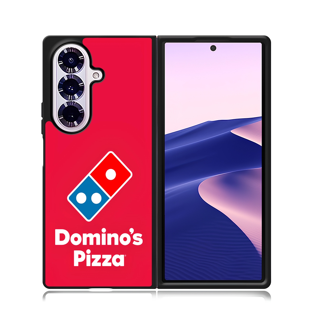 Phone Case Samsung Z Flip Fold 7 6 5 4 3 Phone Custom Domino's Pizza