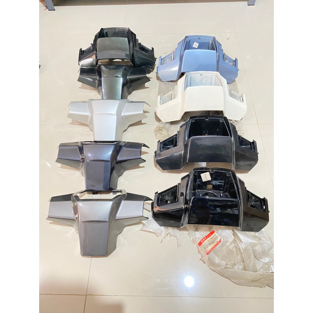batok kepala set suzuki rc110 crystal original sgp nos baru
