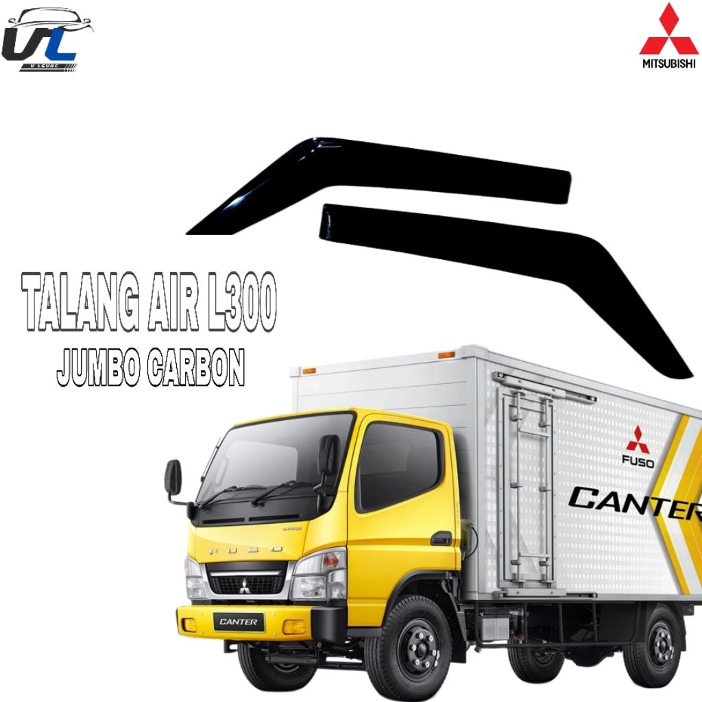 Talang air L300 model giga jumbo carbon talang air Mitsubishi L300 lentur anti pecah