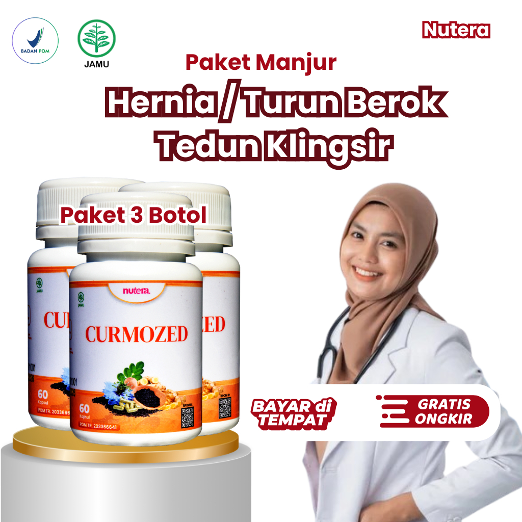 Obat Herbal Hernia Turun Berok Tedun Curmozed Kapsul