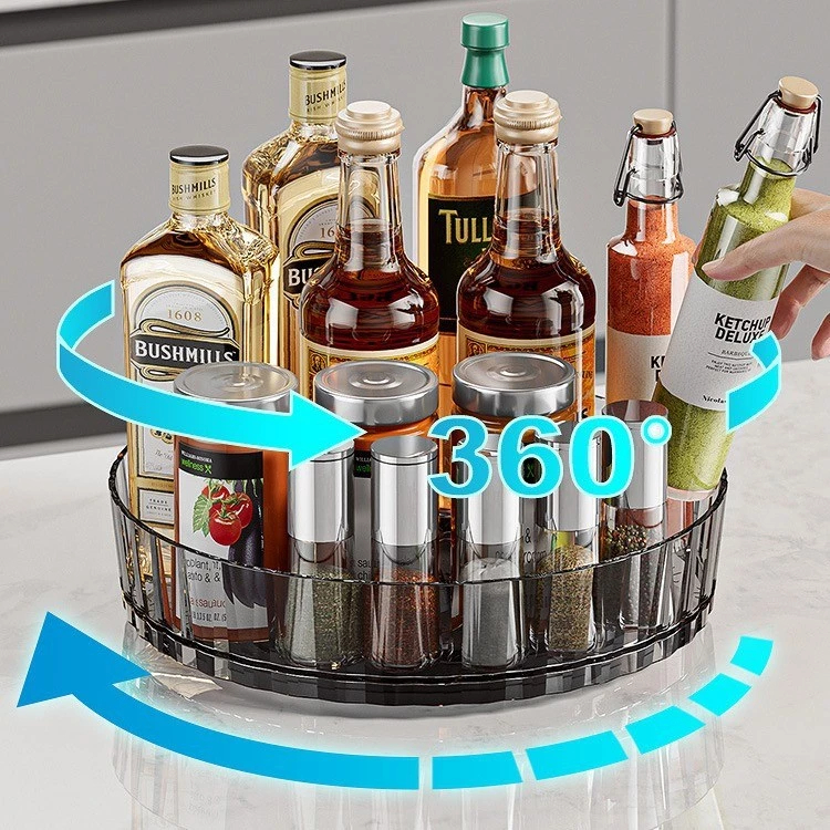 [GG] Rak Kosmetik salju kecil 21cm putar 360 derajat aesthetic - tempat make up aesthetic tray aesth