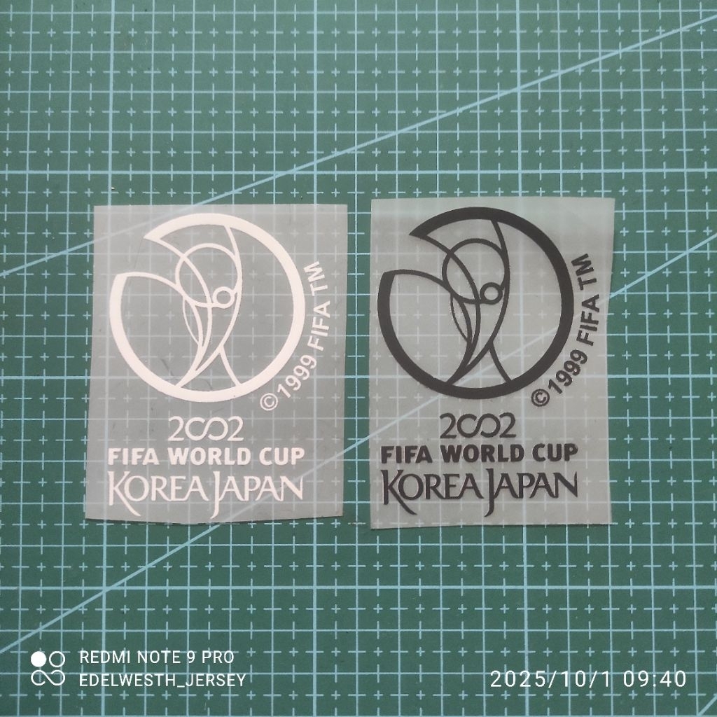 PATCH/BADGE/EMBLEM FIFA WORLD CUP KOREA JAPAN 2002