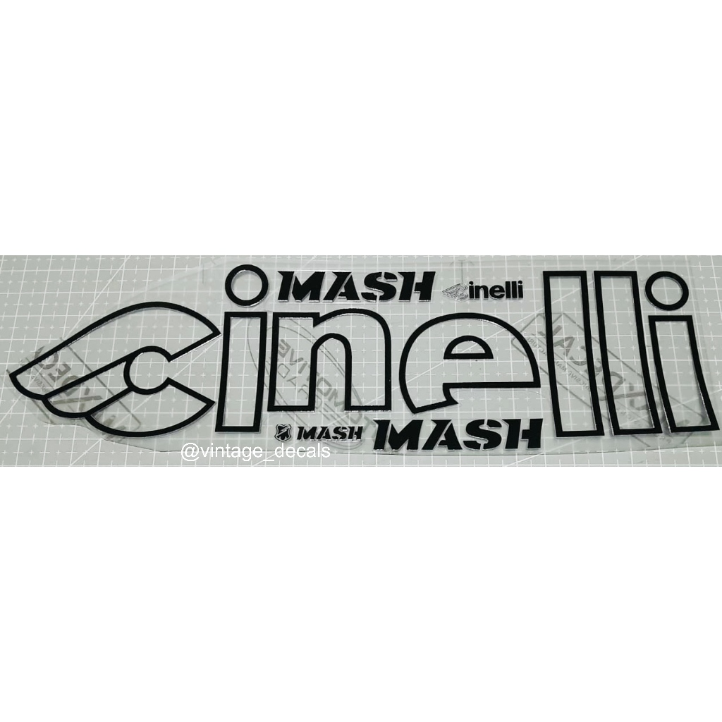 decals replacement mash cinelli bullhorn handlebar