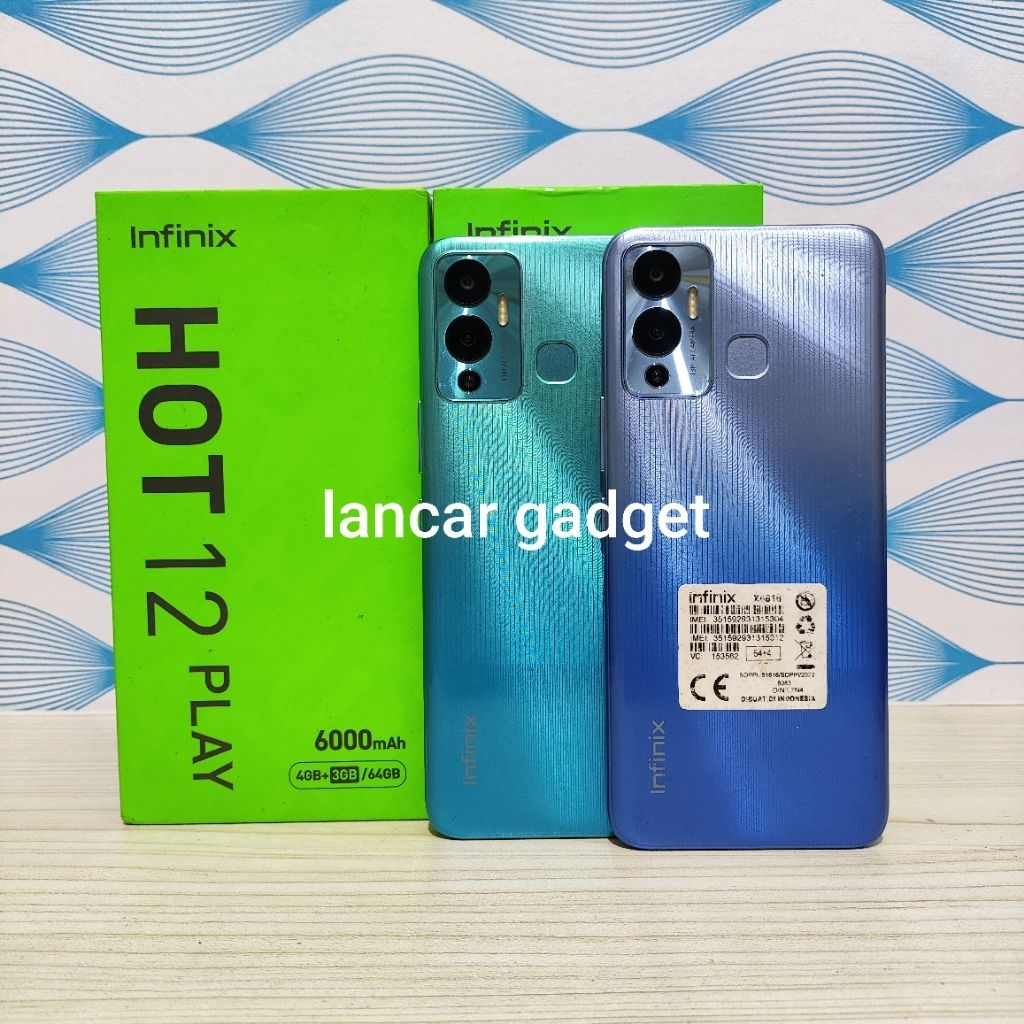 INFINIX HOT 12 PLAY 4/64GB & 4/128GB SECOND