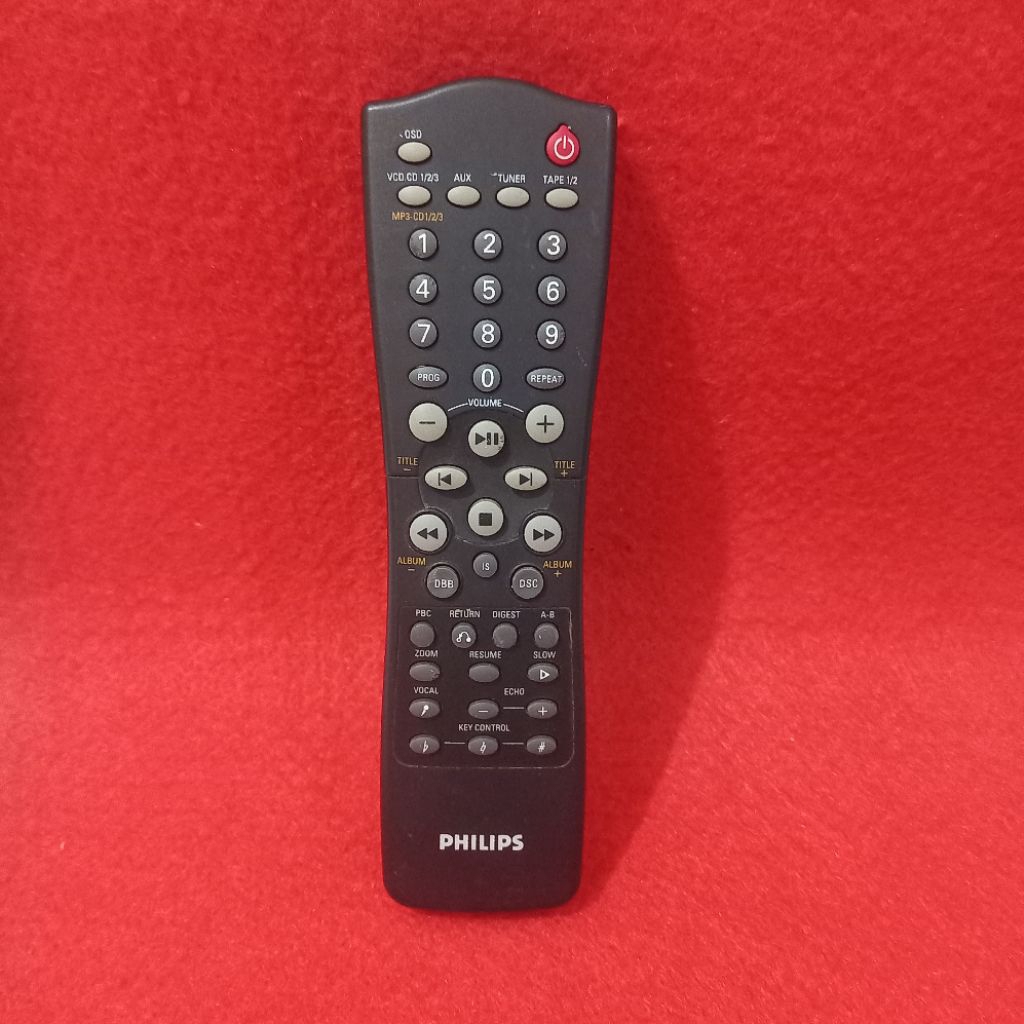 Remote Remot VCD CD Tape Compo PHILIPS Original Asli .