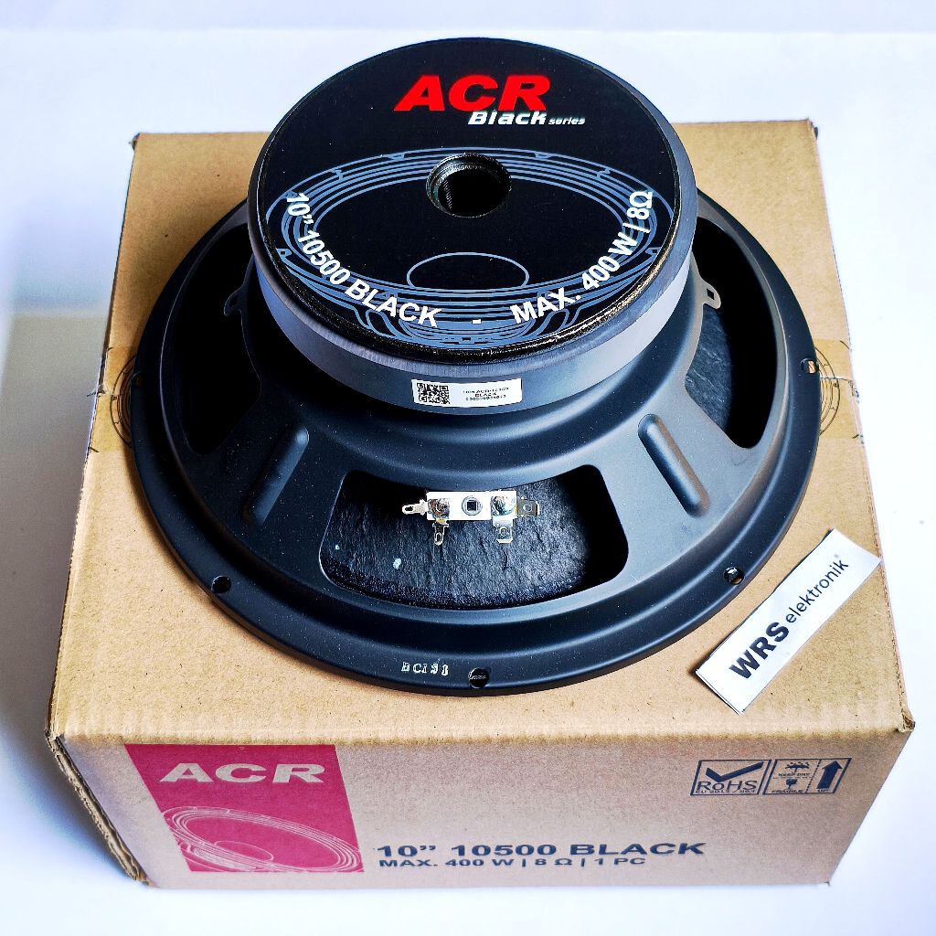 Speaker spiker 10" inch ACR 10500 BLACK middle 8ohm 400watt
