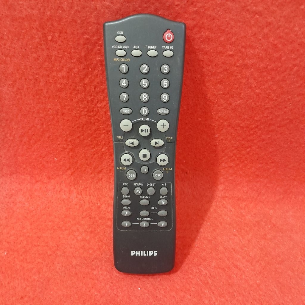 Remote Remot VCD CD Tape Compo PHILIPS Original Asli .