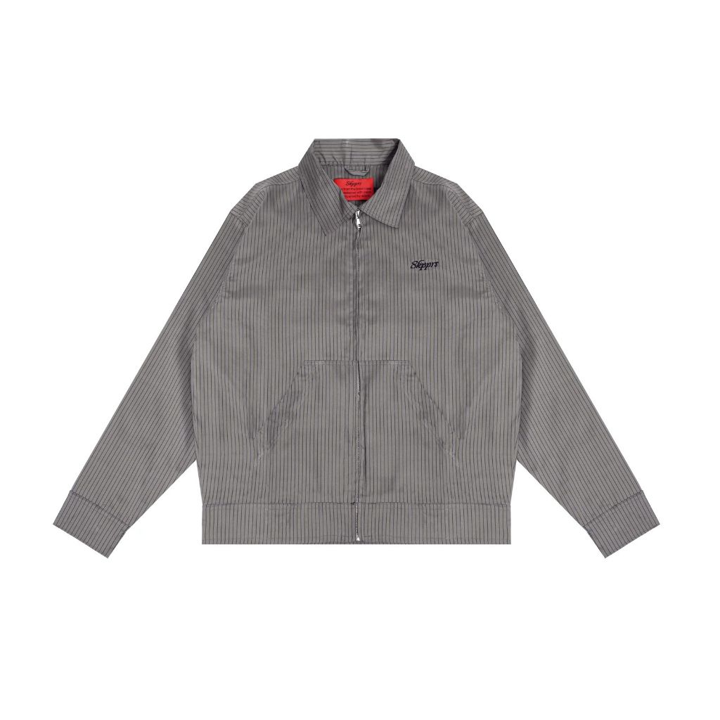 Skippers - Work Jacket Striped Grey