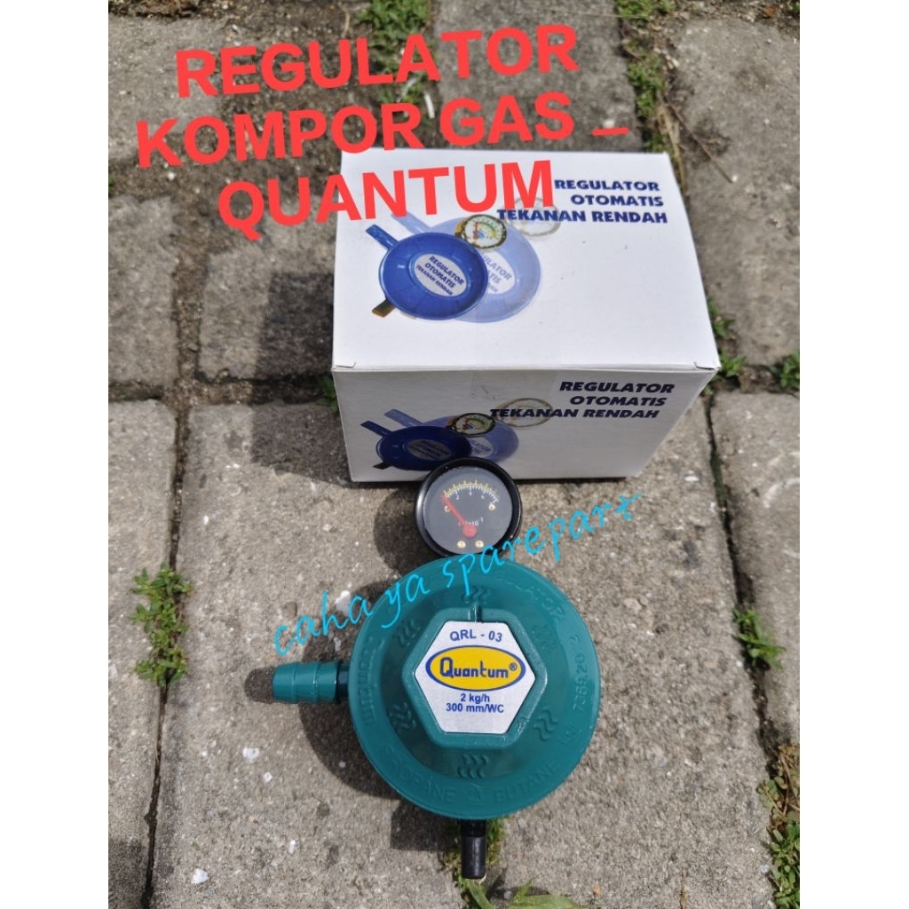 REGULATOR KOMPOR GAS METER QUANTUM _ KEPALA KOMPOR GAS QUANTUM SNI