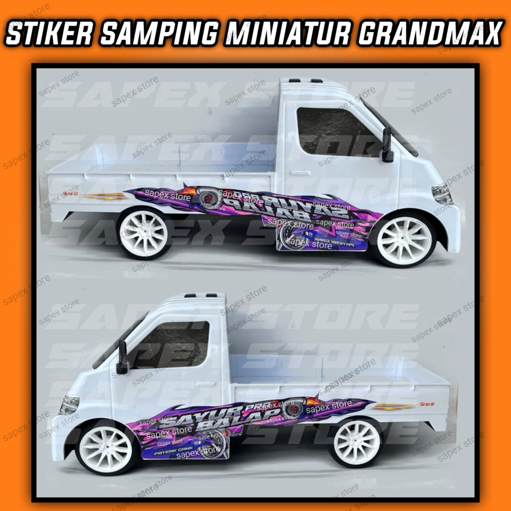 STIKER LIVERY SAMPING MINIATUR GRANDMAX