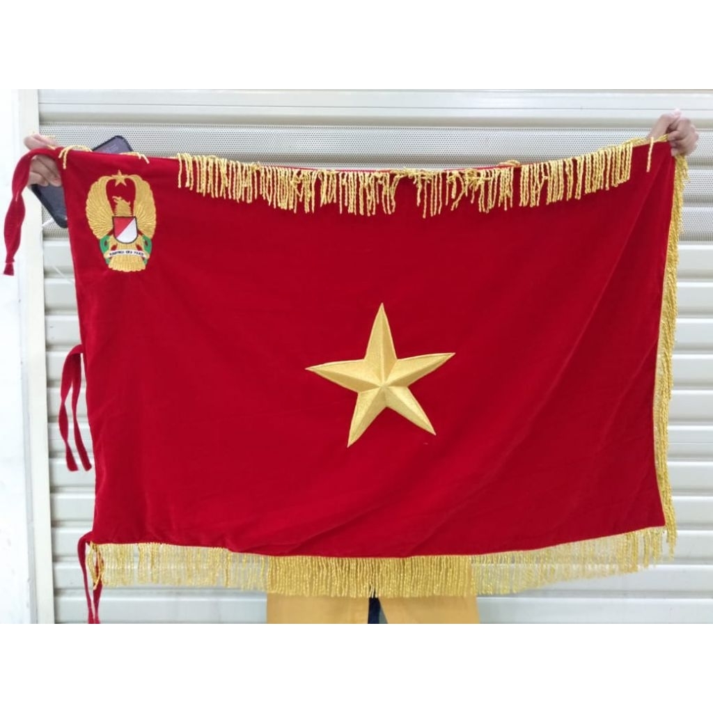 BENDERA PATAKA RAPATI TNI AD BINTANG 1