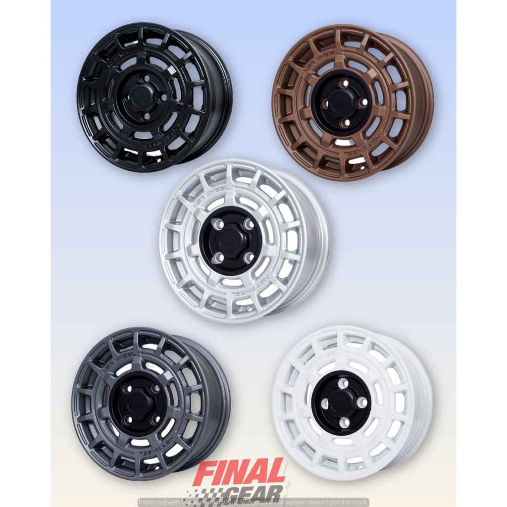 velag mobil racing standar ring 14 4X100-4X114 rally look velg mobil hsr mentawai R14 supersale