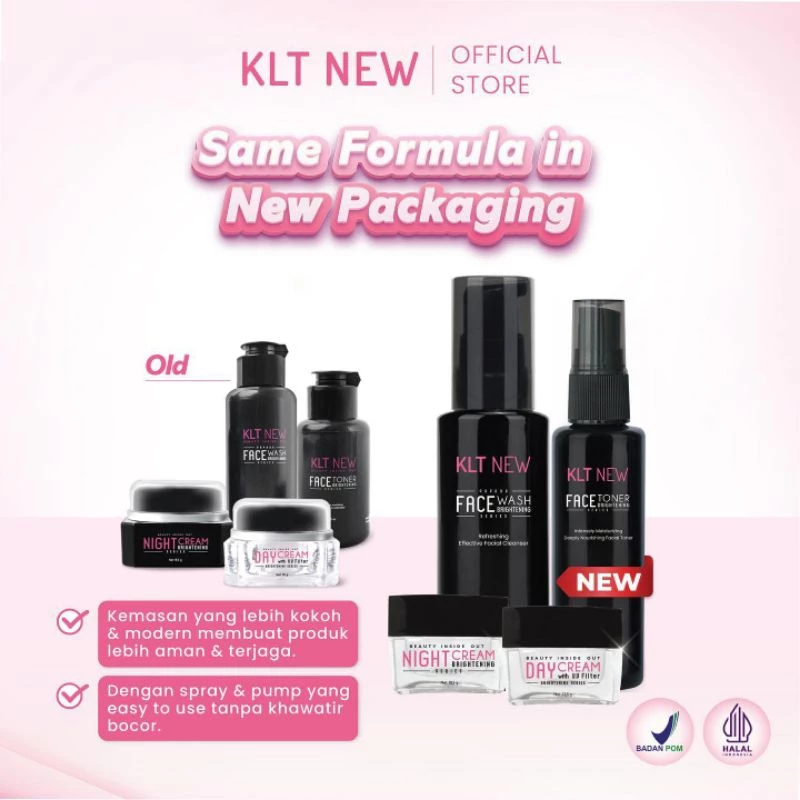KLT New Hitam BPOM Original Skincare Series/KLT New BPOM Black Series
