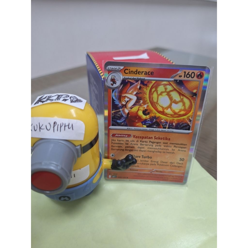 Kartu Pokemon Cinderace EX RR #022/126