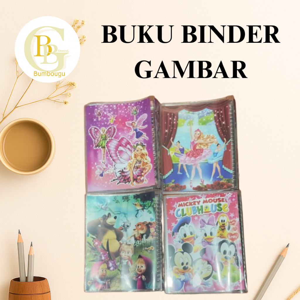 BUKU BINDER GAMBAR / BUKU BINDER / BINDER SPIRAL / BINDER KARAKTER / BUKU BINDER KARAKTER / BUKU KOL