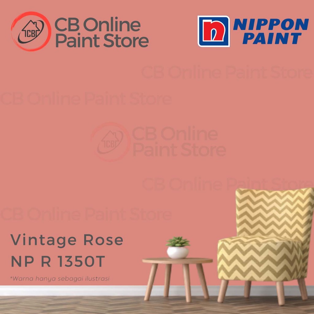 CAT TEMBOK NIPPON PAINT - VINTAGE ROSE NPR1350T - LITER