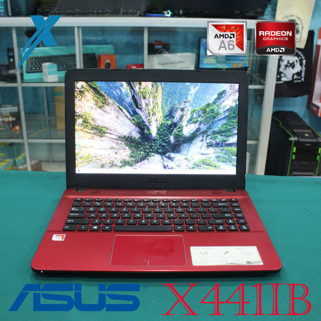 Asus X441B RAM 8GB SSD 256GB HDD 1TB AMD A6 Win 10 Win 11 Laptop Second Kerja Kuliah