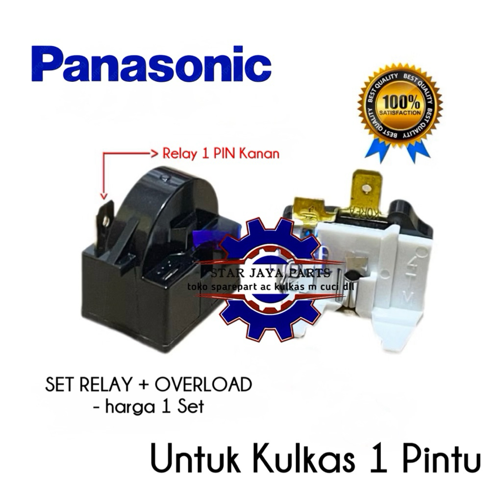 Relay Ptc Overload Kulkas PANASONIC 1 Pintu