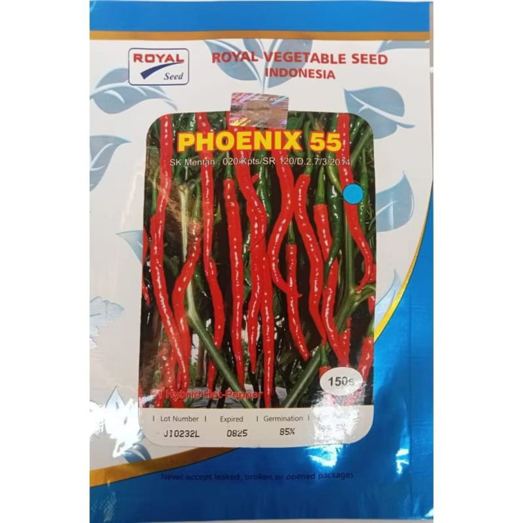 BENIH CABE PHOENIX 55 150S DAN 10 GRAM (CABE MERAH KERITING)