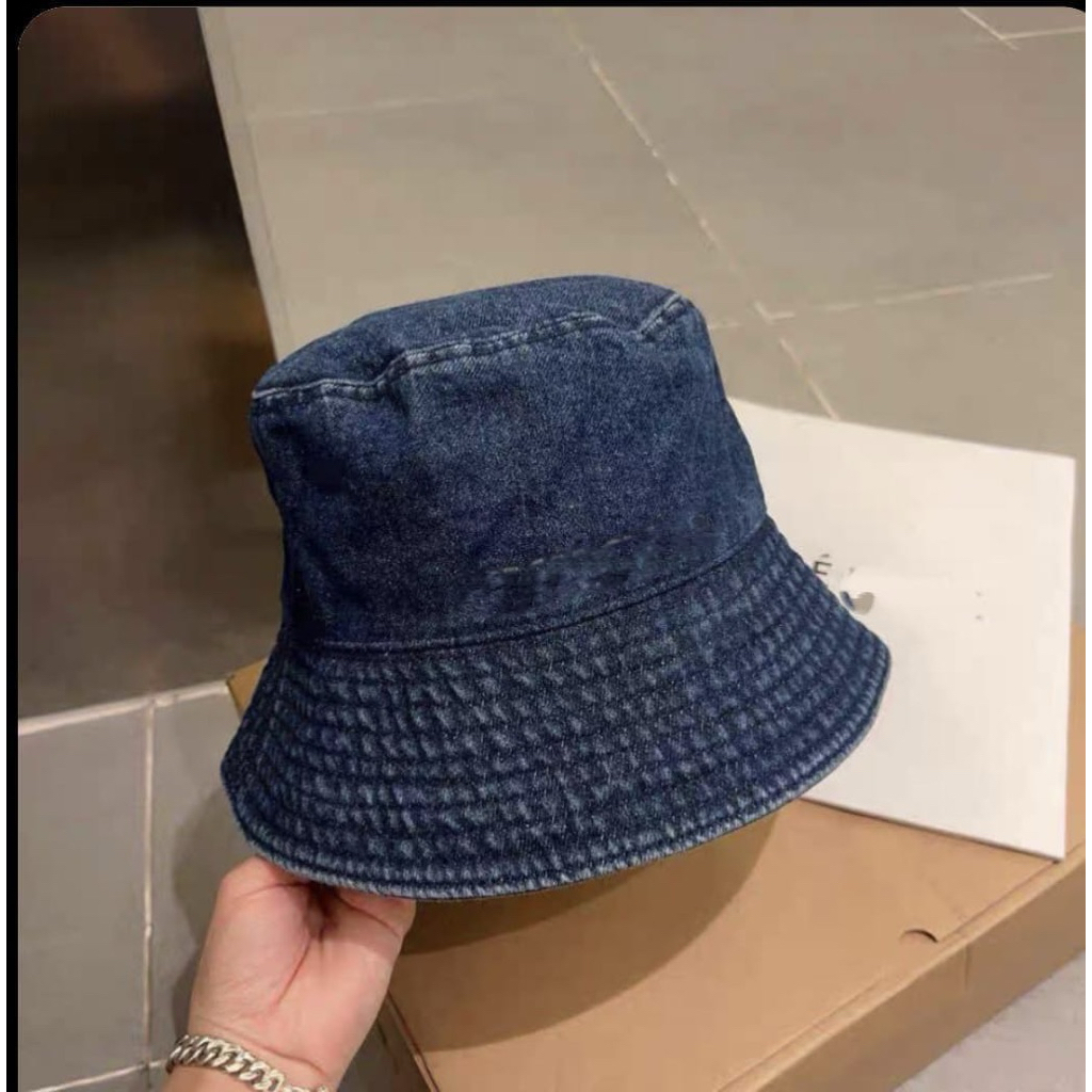 Topi Bucket Hat Denim blue