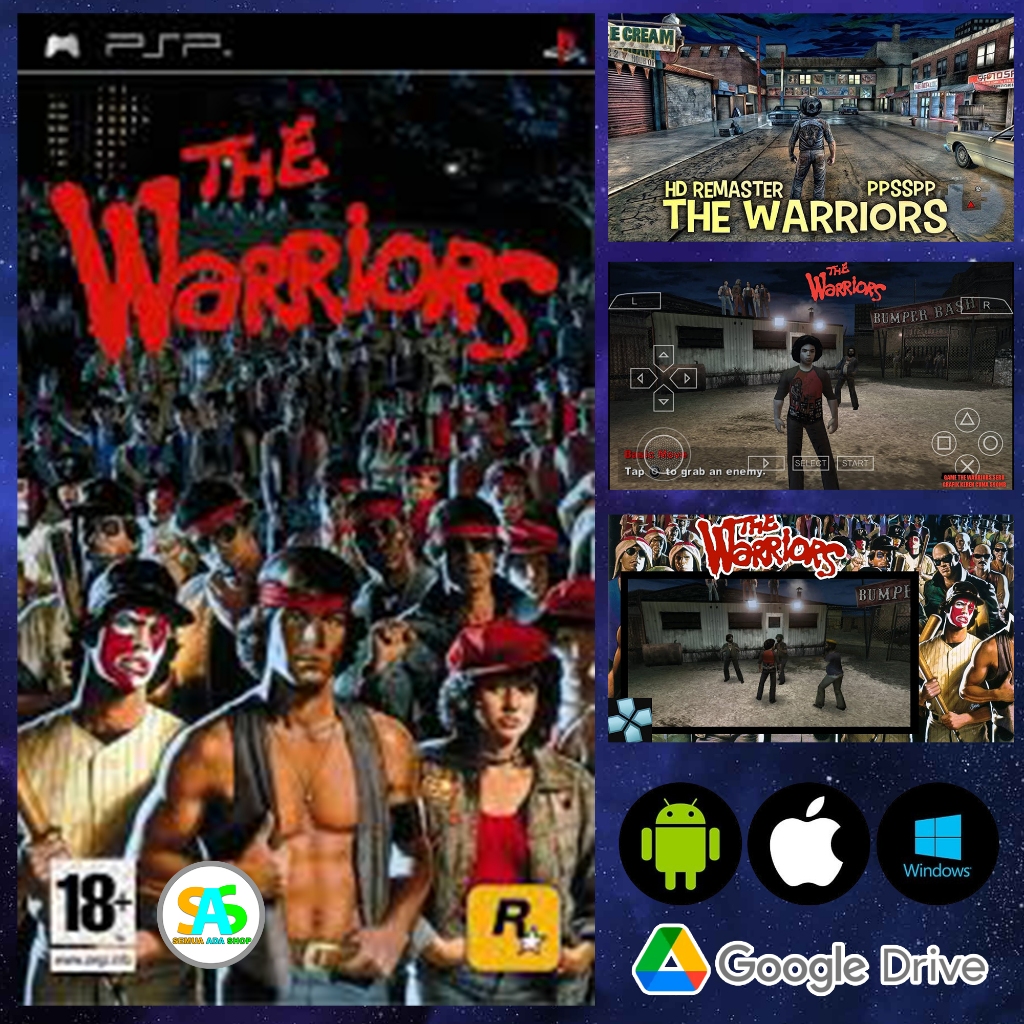 The Warriors PSP GAME MAINKAN DI PC | ANDROID | IOS