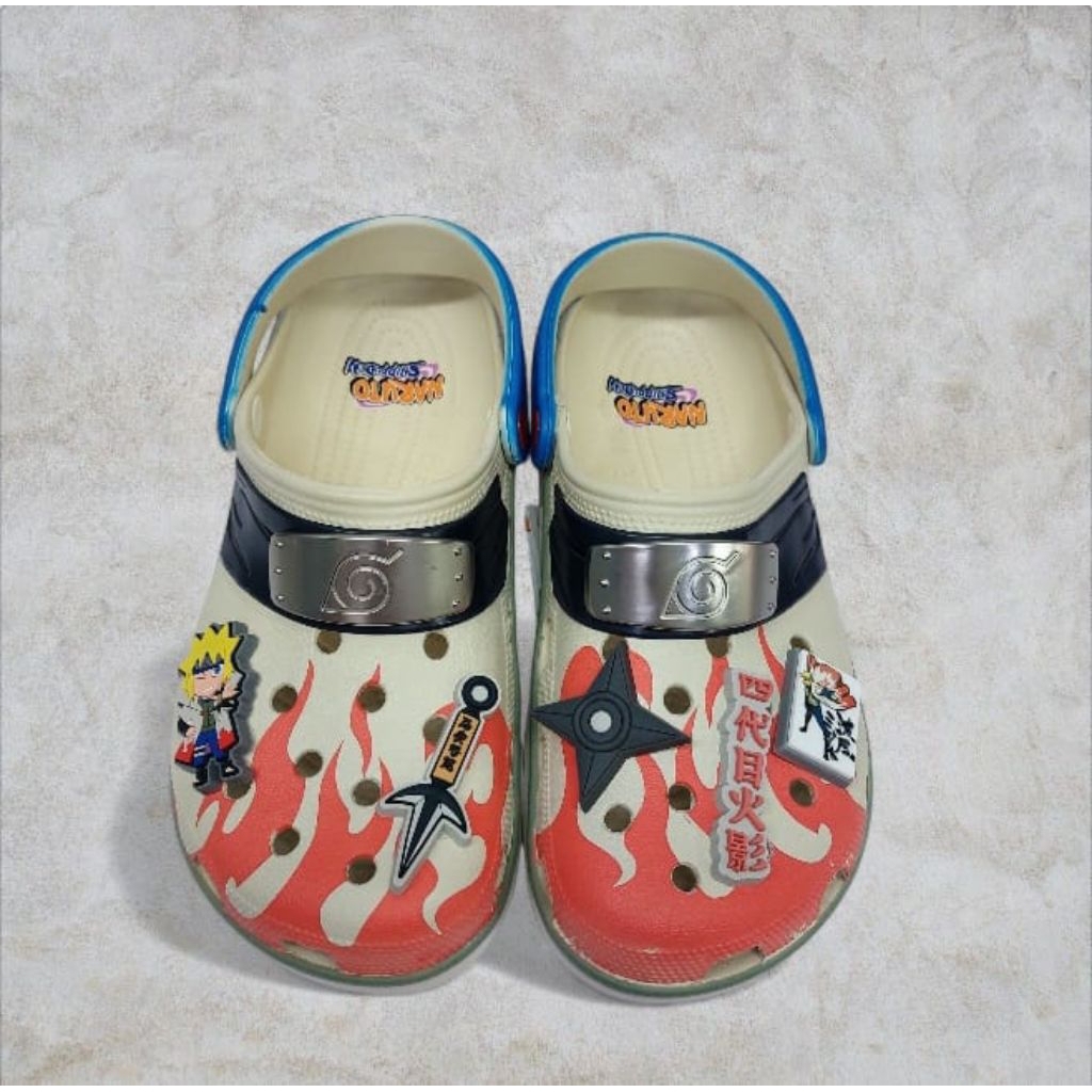 SANDAL KARAKTER NARUTO MINATO DEWASA/SANDAL CROCS/SANDAL PRIA/SANDAL BAIM