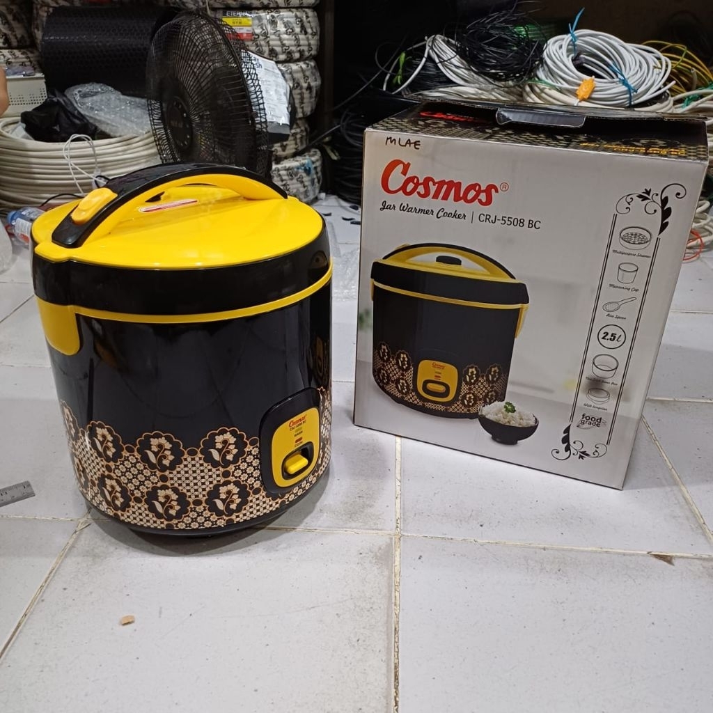 MAGIC COM COSMOS CRJ 5508 kapasitas 2.5 liter penanak nasi serbaguna magic com besar