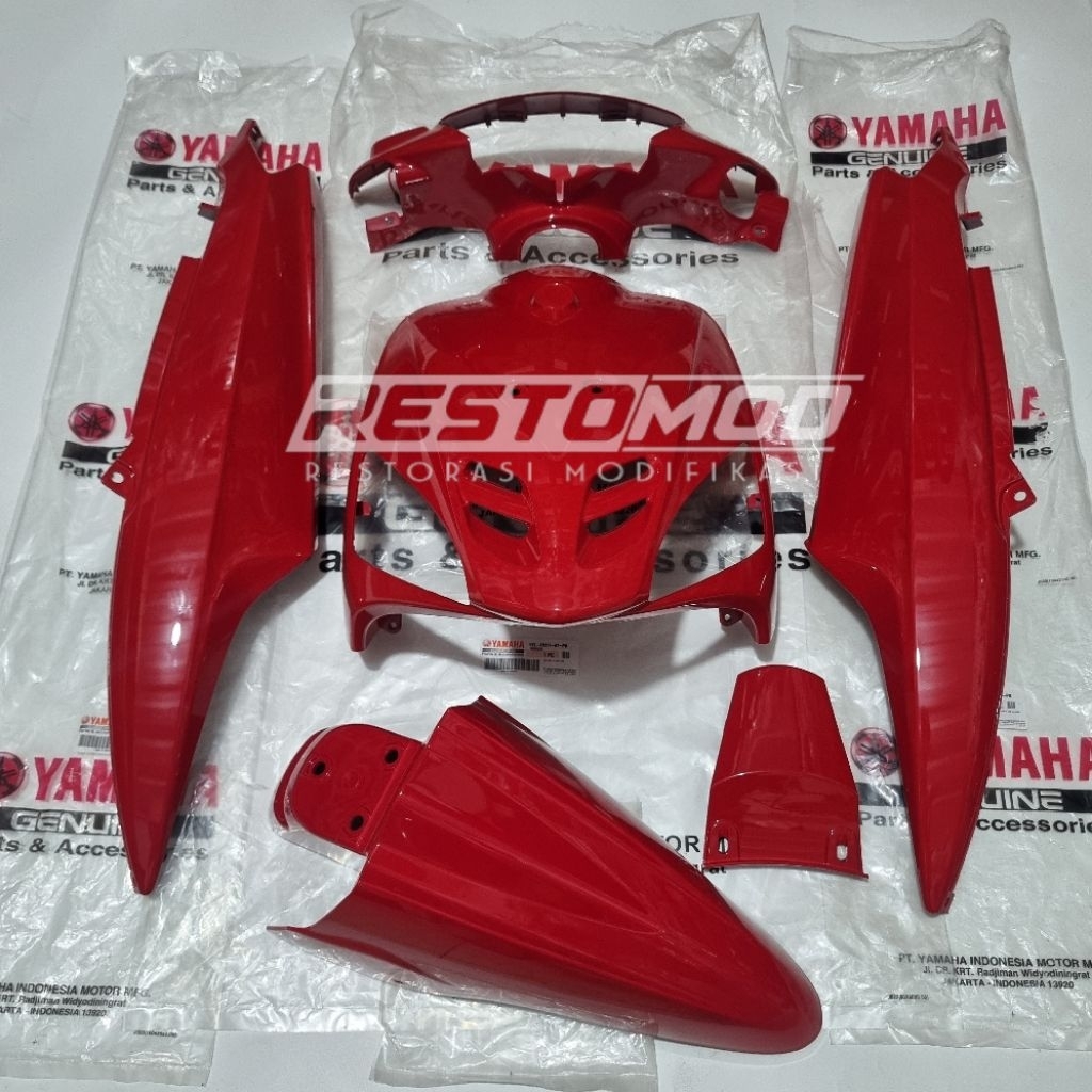 Body halus mio sporty full merah cabe original yamaha body mio merah cabe cover body mio sporty asli