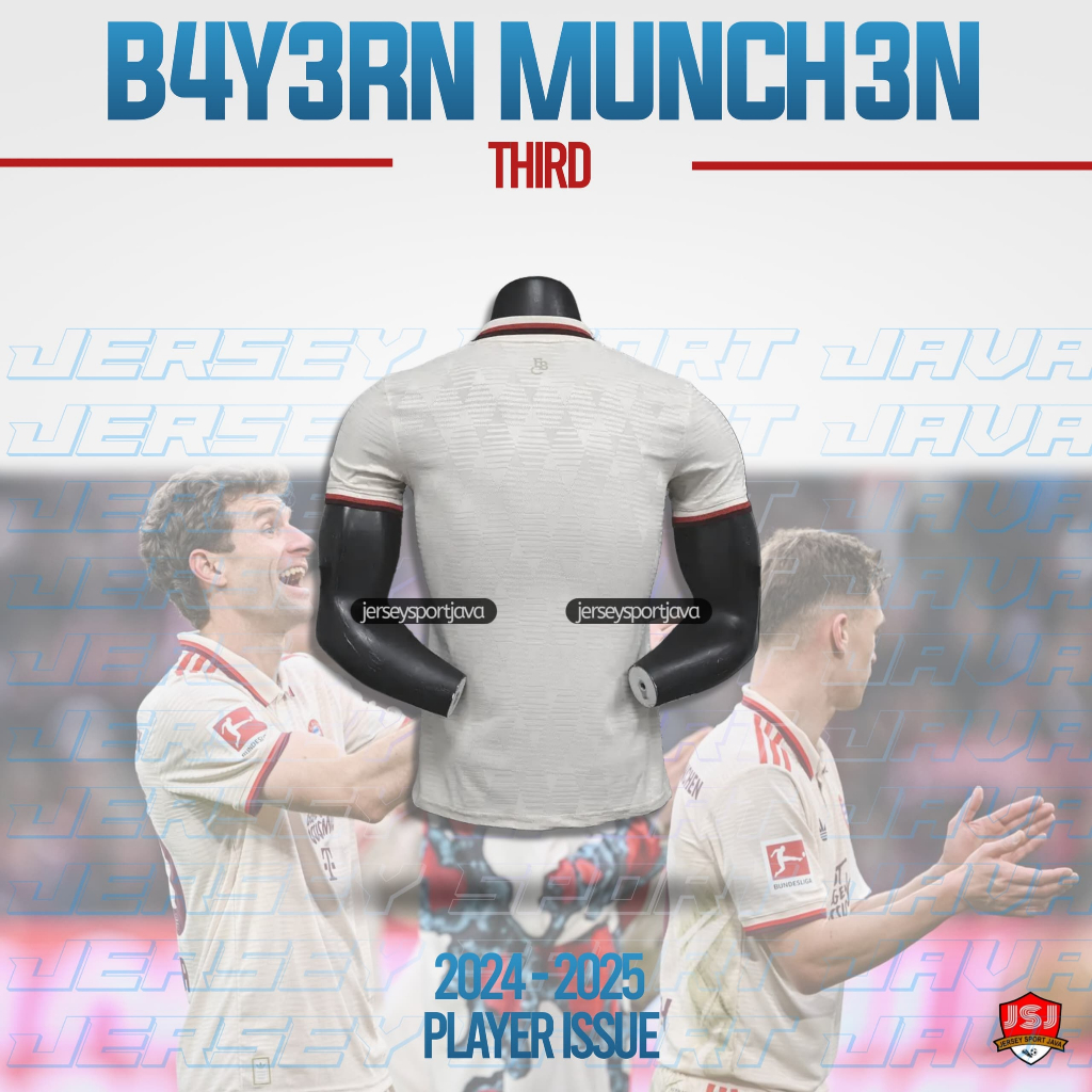 ( BISA COD ) PLAYER ISSUE JERSEY BAJU BOLA PRIA BAYERN MUNCHEND 3RD 2024 2025 GRADE ORI - IMPORT