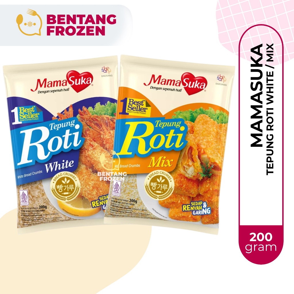 Mamasuka Tepung Roti 200gr / Tepung Roti White / Tepung Roti Mix