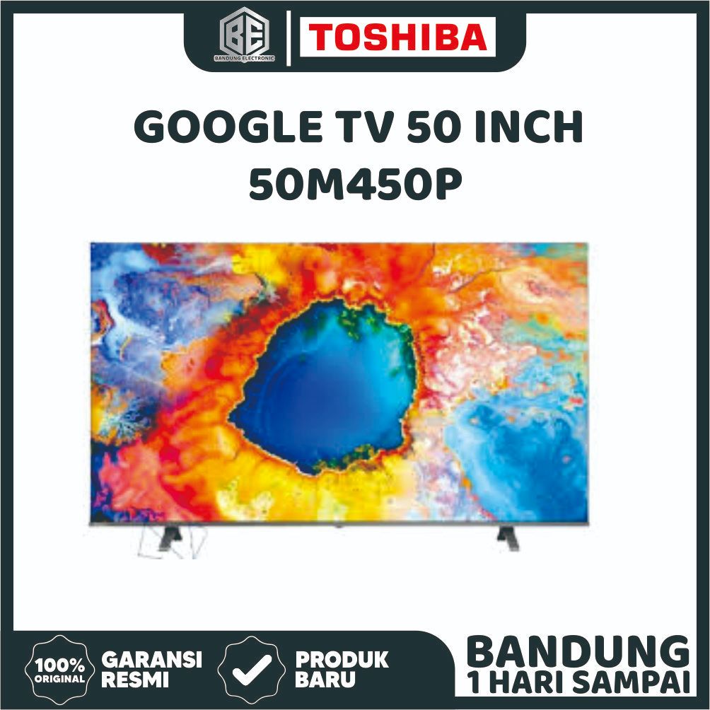 TV LED TOSHIBA 50M450NP 50" LAYAR QLED 4K UHD SMART TV