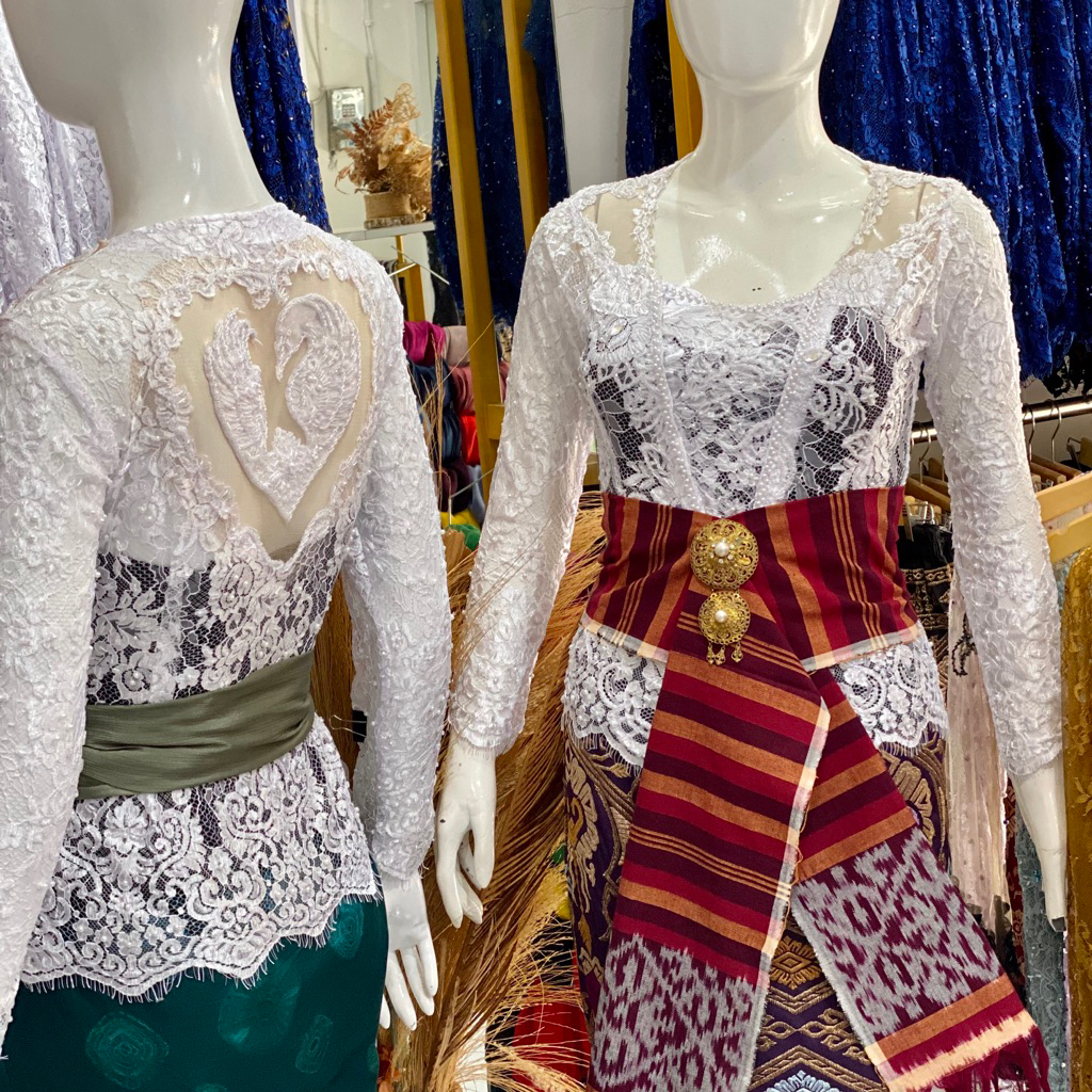 [PREMIUM] Kebaya Modifikasi Belakang Lukis Full Payet Seluruh Badan | Kebaya Bali | Kebaya Pengantin