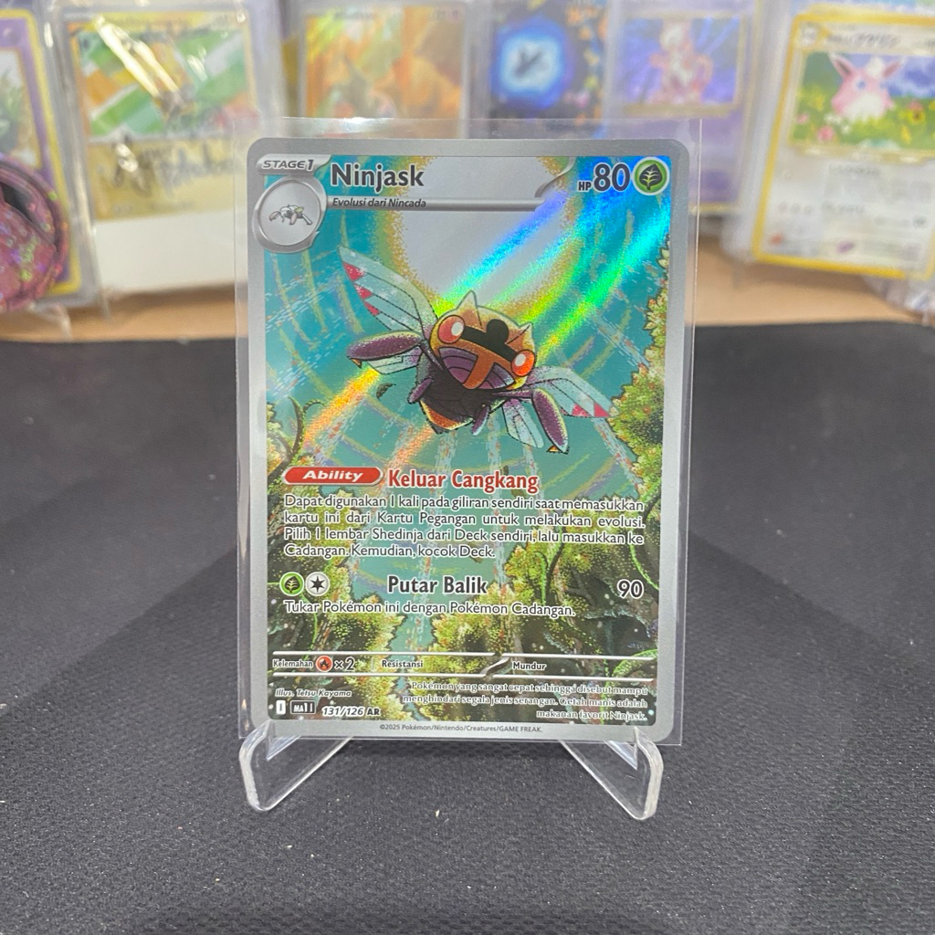 Ninjask AR 131/126 TCG Pokemon Evolusi Mega Indonesia