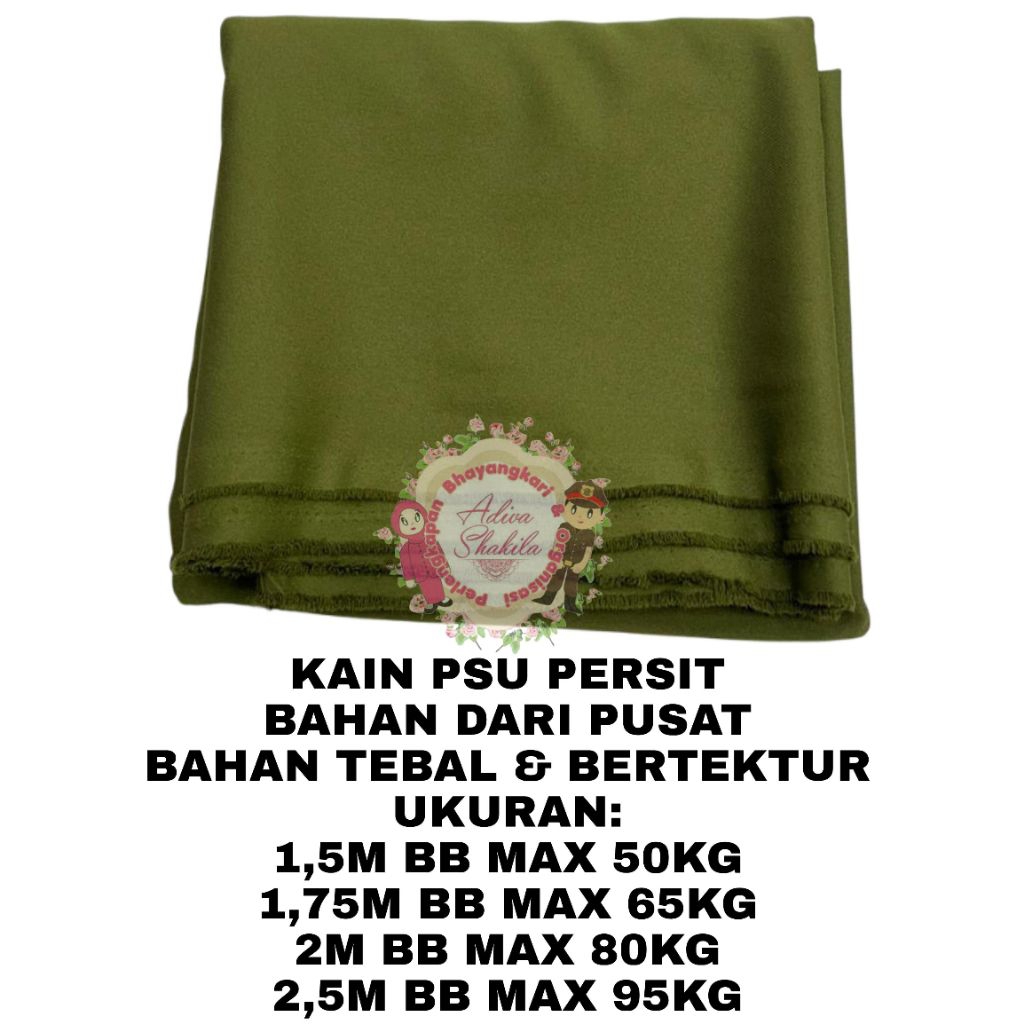 ADIVA -- KAIN JAS PSU PERSIT BAHAN DARI PUSAT /ALDO BRUE  BAHAN TEBAL & BERTEKSTUR