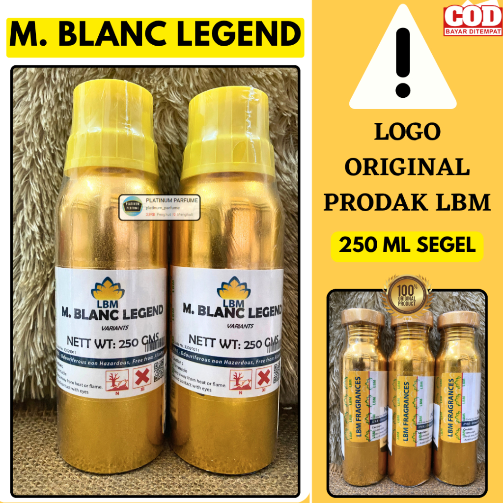 Bibit Parfum LBM - MB LEGEND ( 250 ML SEGEL ) Bibit Parfum LBM Fragrance / Bibit Parfum MURNI / Bian
