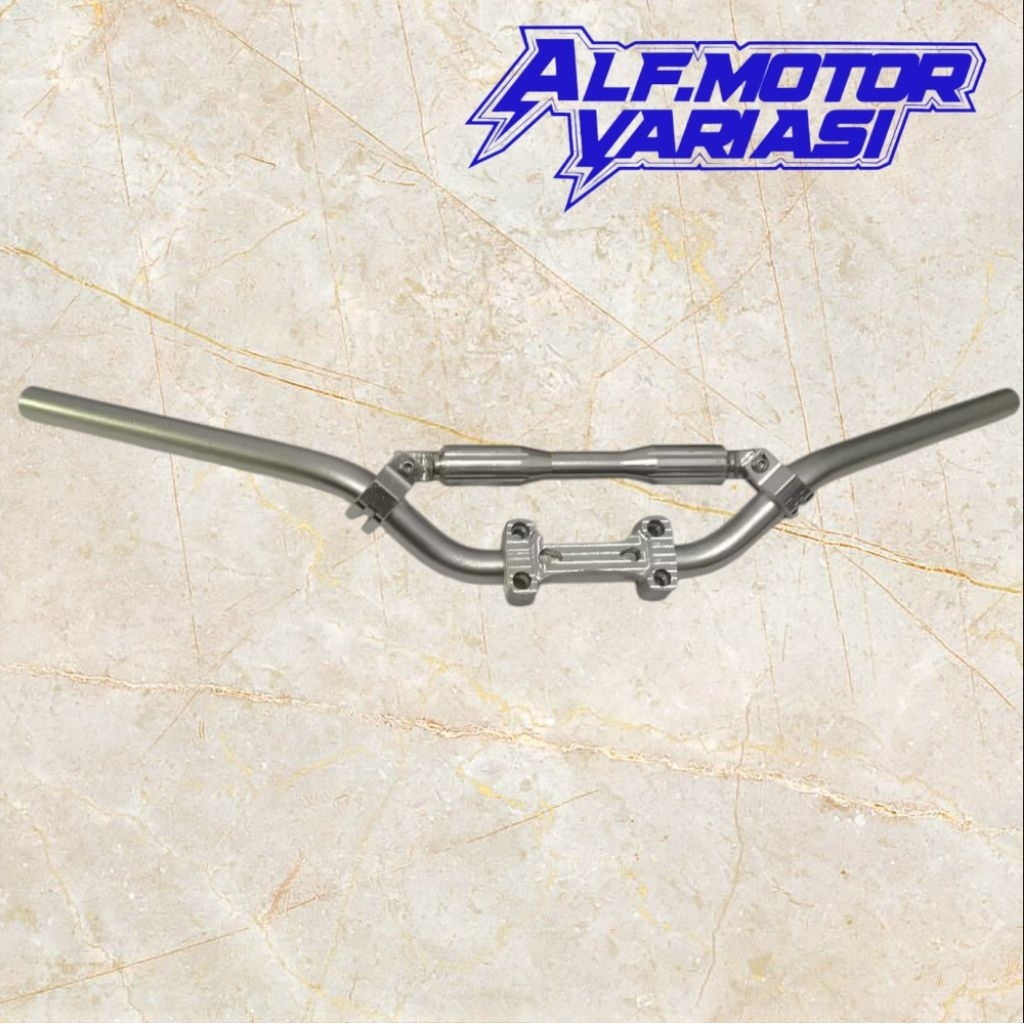 Stang Stir Replika Daytona Tipe Low Set Stabilizer Gendut Set Reser CNC PNP GL CB TIGER