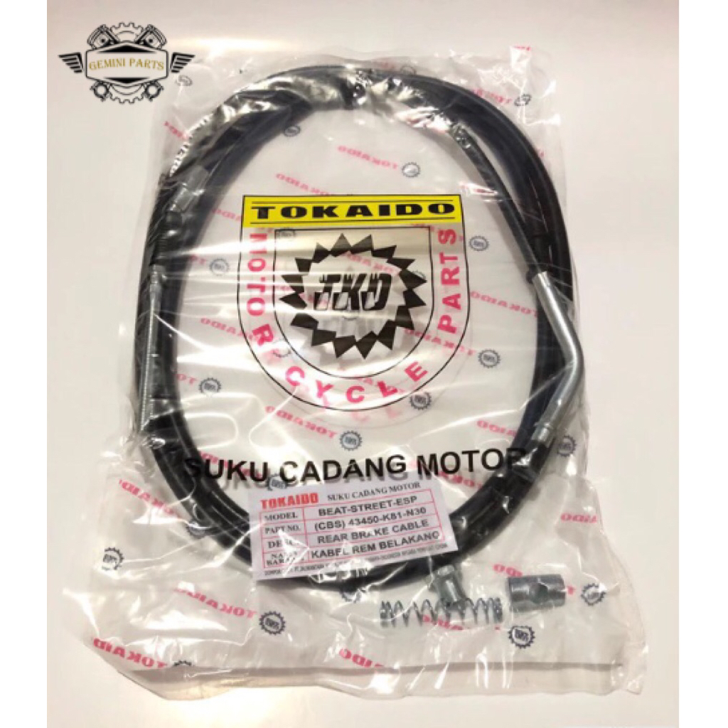 KABEL TALI REM BELAKANG BEAT STREET ESP BEAT ESP TKD TOKAIDO