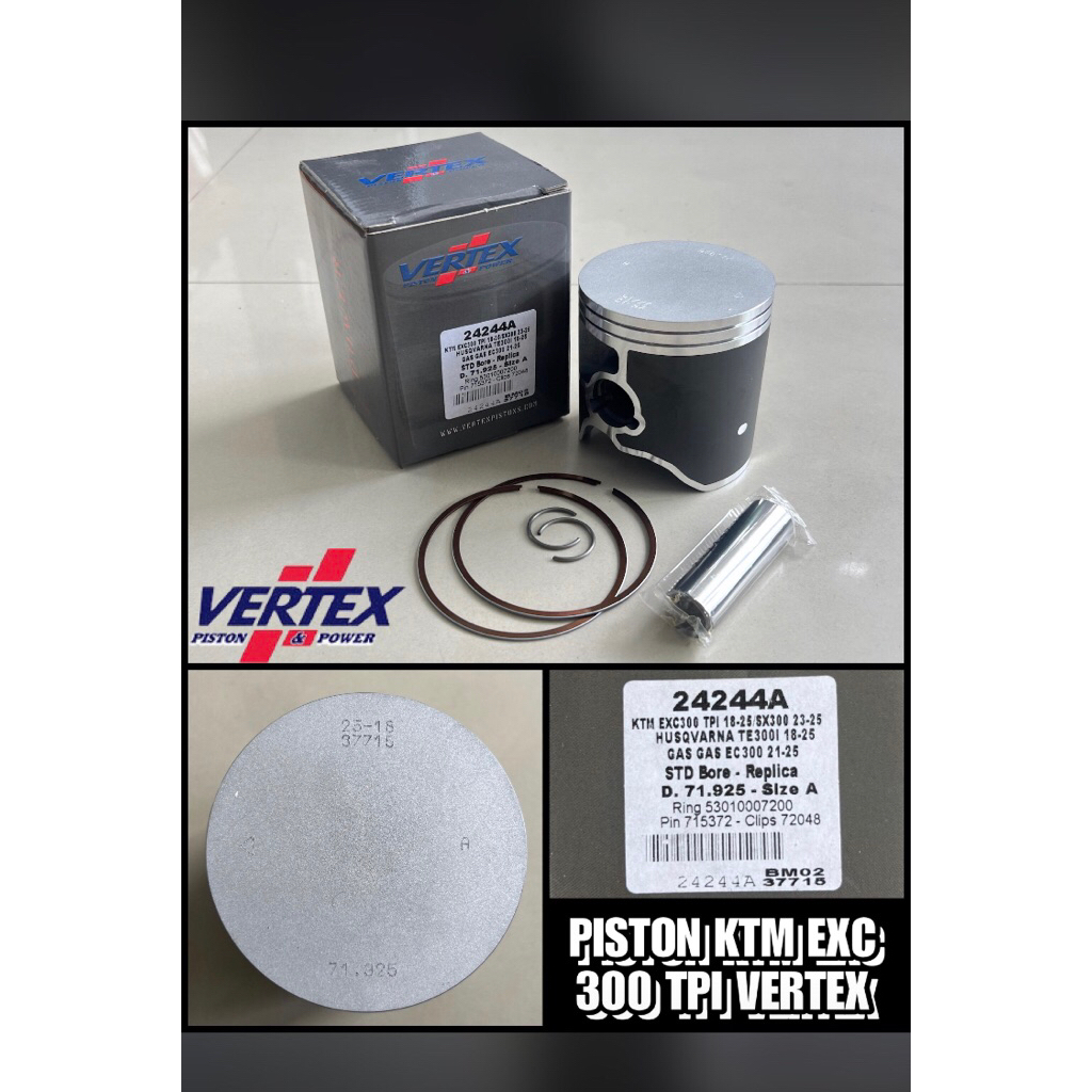 piston ktm exc 300 tpi vertex