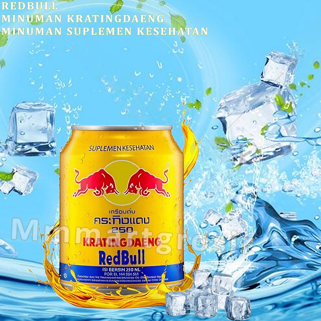 Redbull / Minuman Kratingdaeng / Minuman Suplemen Isotonik / 250ml