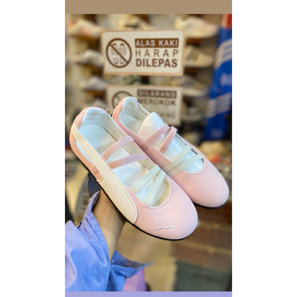 Sepatu balet wanita sneakers speed cat wanita import