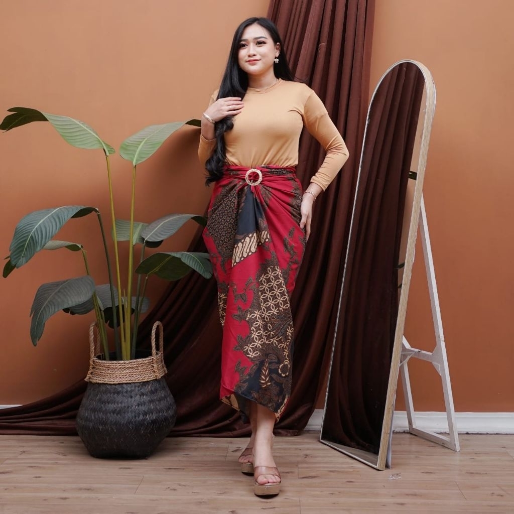 rok lilit batik/ rok lilit batik free ring/ rok bawahan terbaru/ rok wisuda modern/ rok kondangan mo
