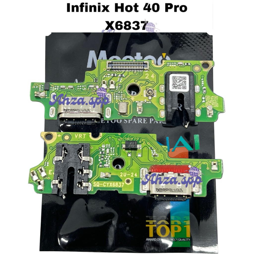 Papan Cas / Pcb Cas / Conector Cas Infinix hot 40 X6836 / Hot 40 Pro X6837