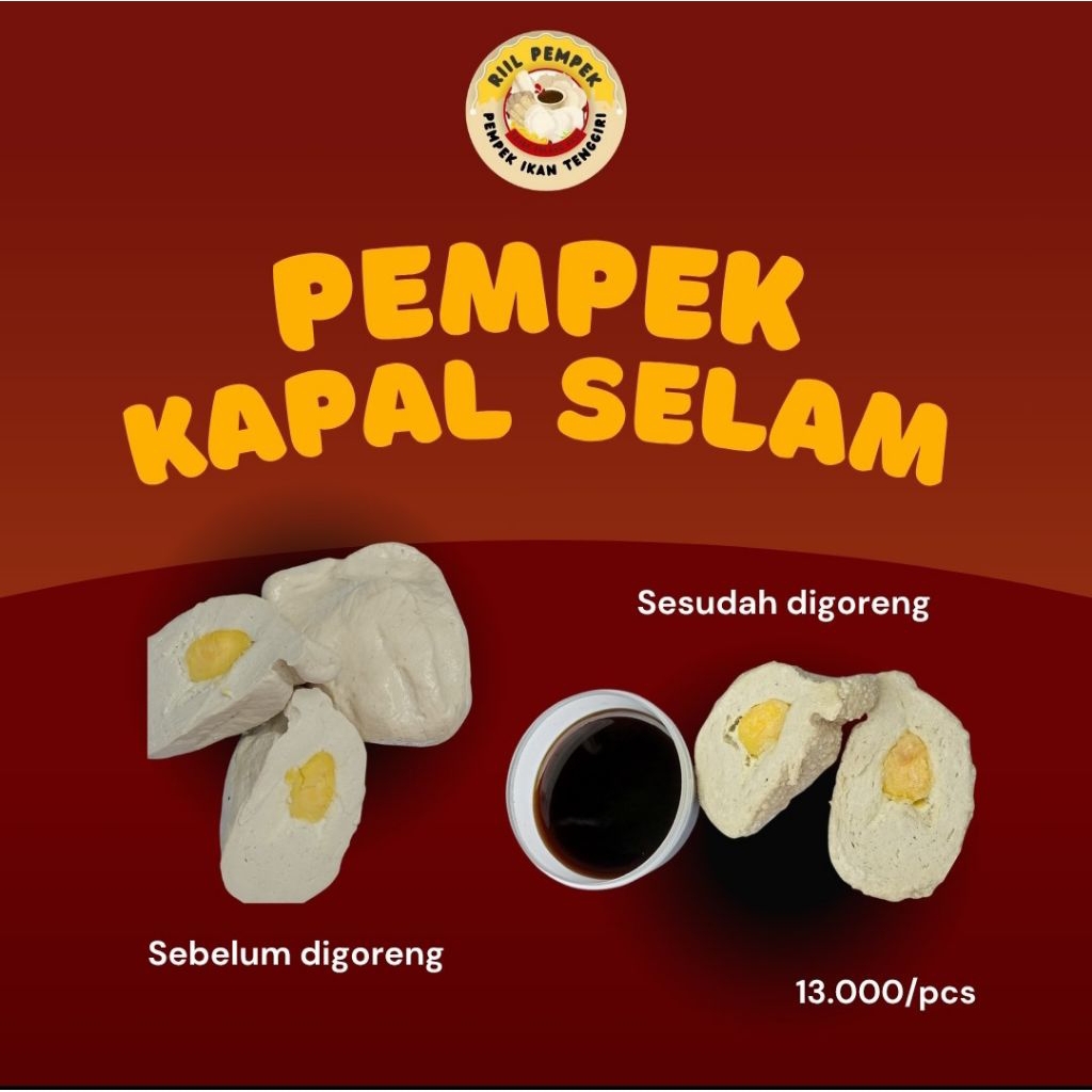 Pempek Riil - Kapal Selam 1 pcs