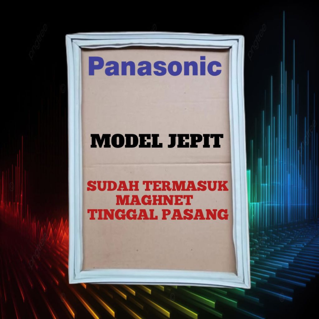 GASKET KARET PINTU KULKAS PANASONIC NR-B25AF MODEL JEPIT BAUT 55 X 90 CM