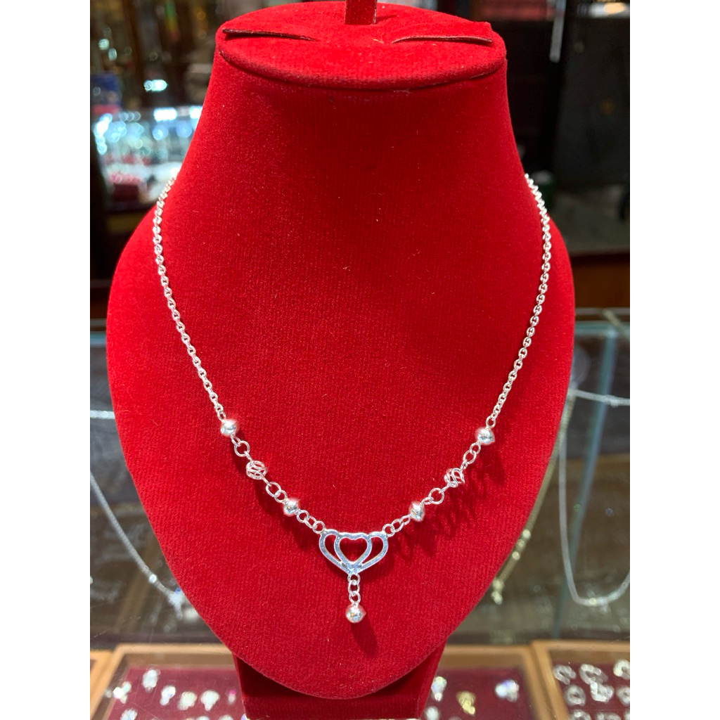 Kalung Perak Model Love