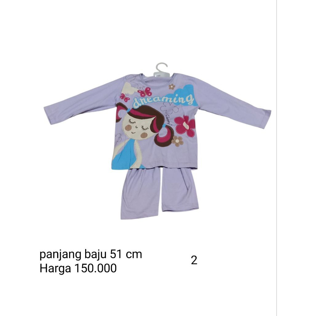 Baju & celana tidur anak perempuan