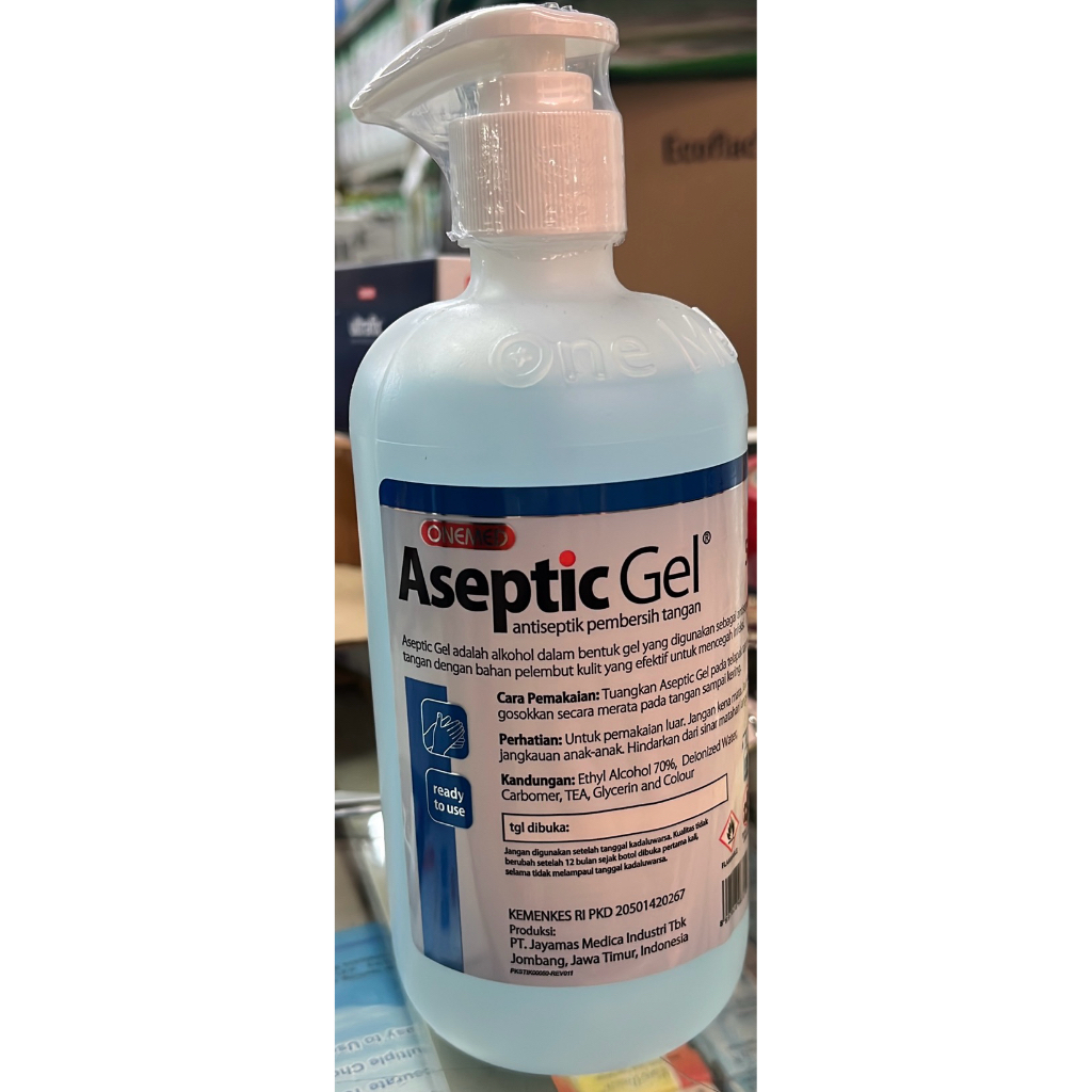 Aseptic Gel Hand Sanitizer 500 ml Onemed
